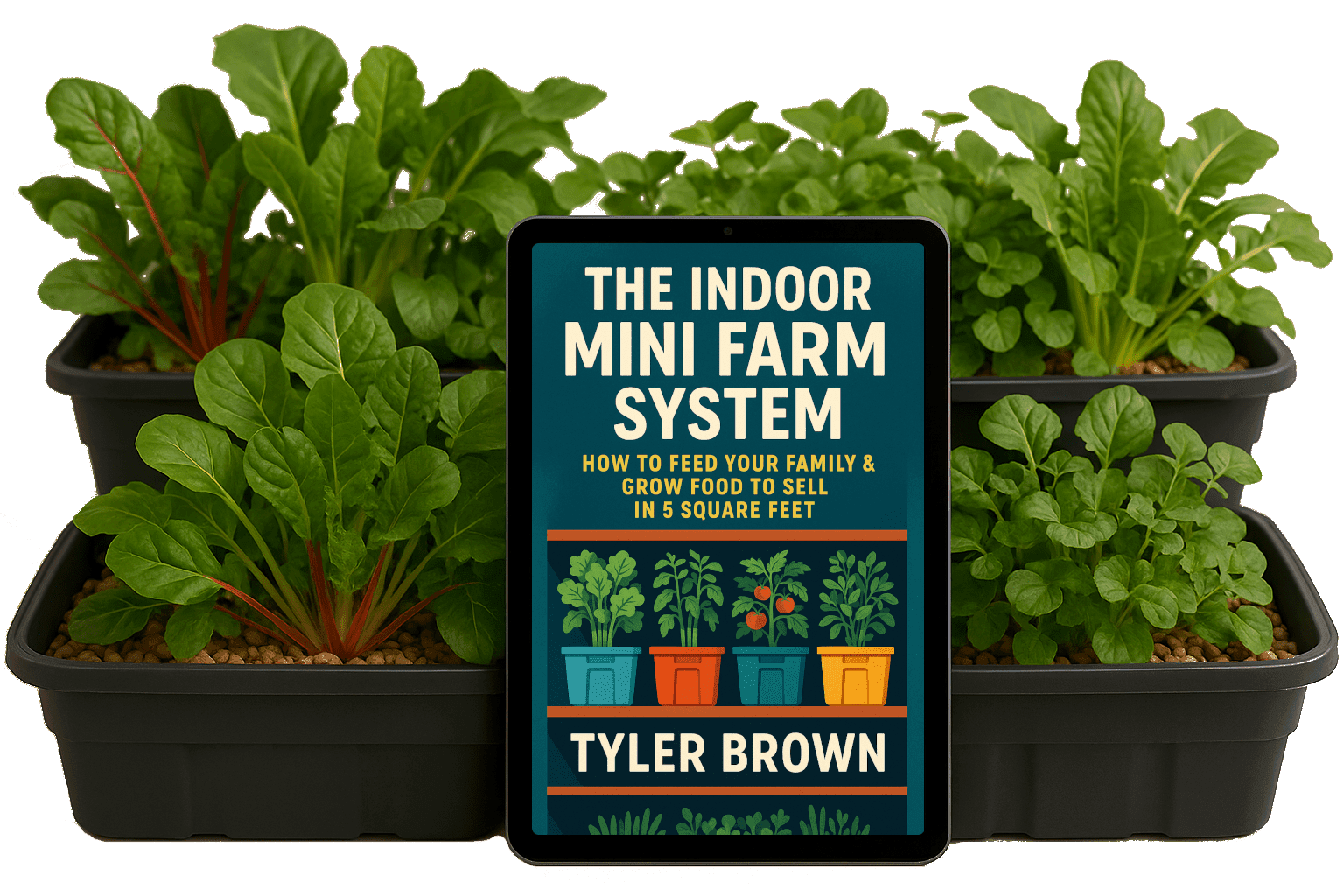 The Indoor Mini Farm System: Urban Hydroponics Setup to Feed Your Family and Sell Crops