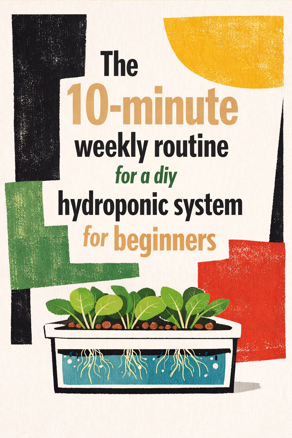 The ten minute weekly routine for a diy hydroponic system for beginners