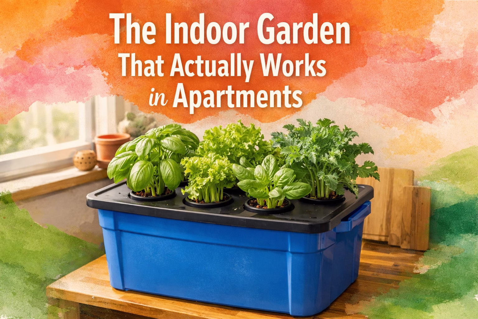 the indoor garden that works in apartments