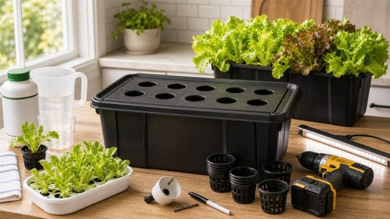 How to Build a Hydroponic System at Home (Step-by-Step for Beginners)