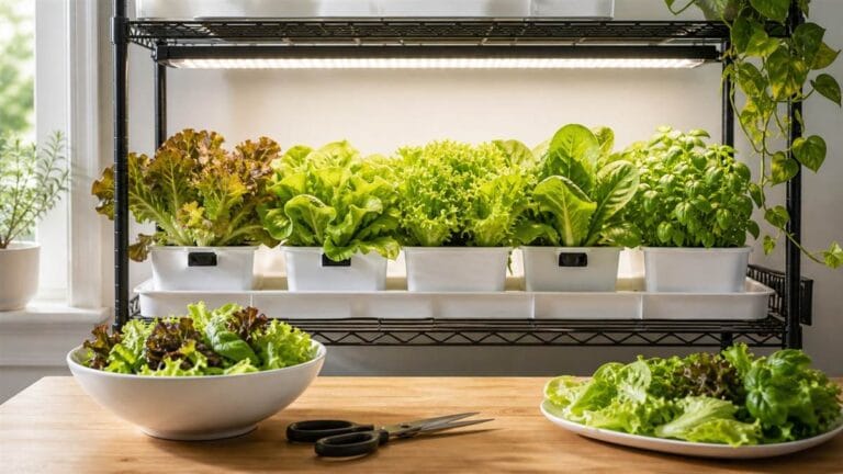 Grow Food Indoors: The 1-Shelf Salad Plan (No Garden Needed)