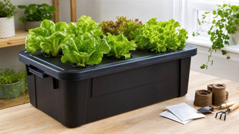 Kratky Method for Beginners: Grow Lettuce in a Storage Tote (No Pump, No Soil)