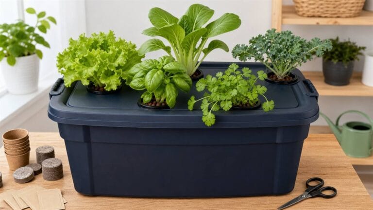 What to Grow in a Storage Tote: 10 Crops That Thrive in Kratky Systems