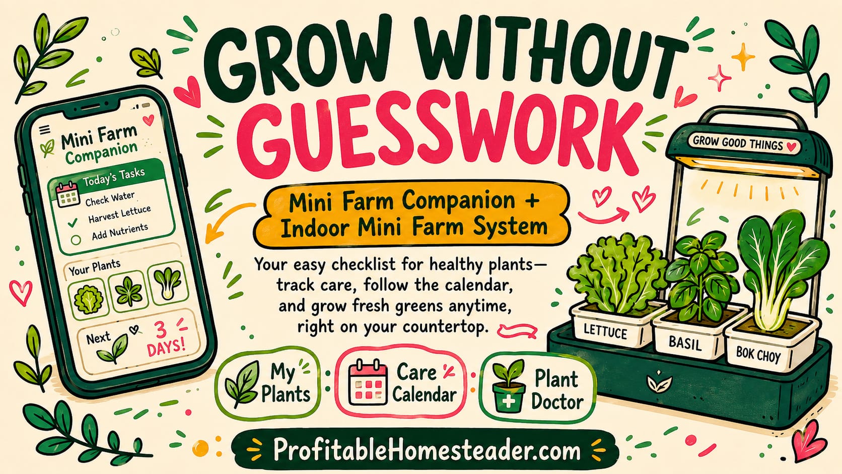 Your Mini Farm Companion App